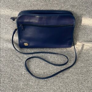 Vintage Philippe Blue Crossbody Bag